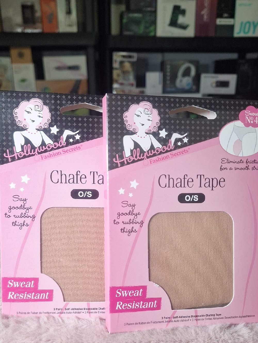 Hollywood Fashion Secrets Chafe Tape - Nude (2 Pack)